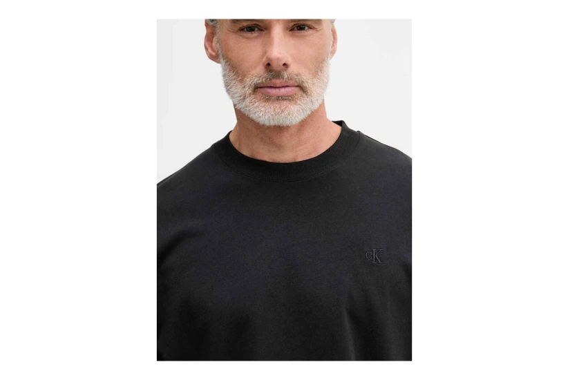 Calvin Klein Embossed Logo Ανδρικό Κοντομάνικο T-Shirt Μαύρο