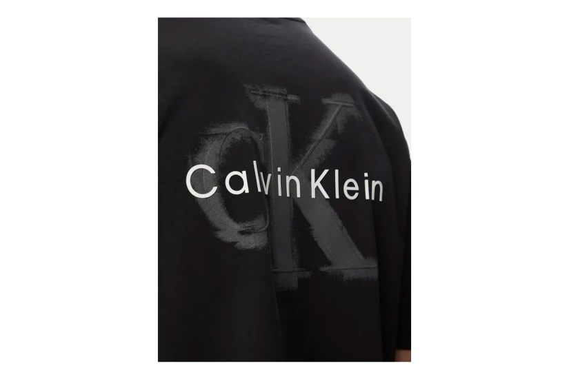 Calvin Klein Embossed Logo Ανδρικό Κοντομάνικο T-Shirt Μαύρο