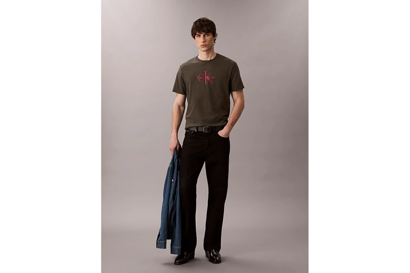 Calvin Klein Monogram Logo Ανδρικό Κοντομάνικο T-Shirt