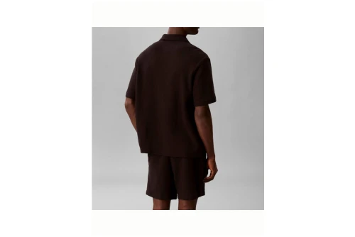 Calvin Klein Cotton Waffle Πουκάμισο Κοντομάνικο Ανδρικό (LV04RC247G UB1)