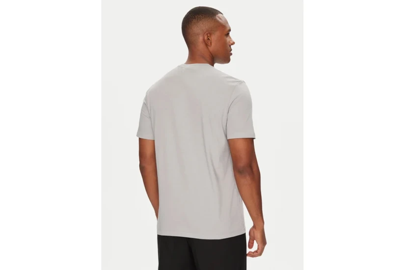 Calvin Klein Cotton Badge Ανδρικό Κοντομάνικο T-Shirt Γκρι