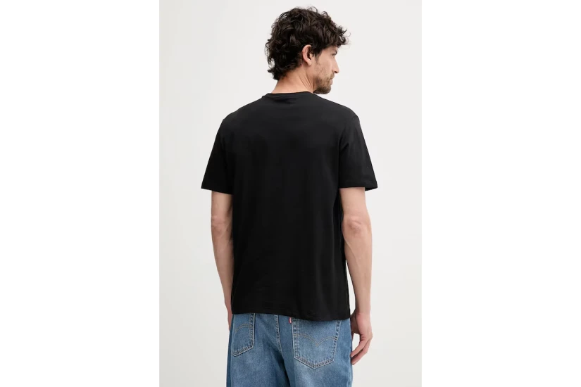 Calvin Klein Cotton Badge Ανδρικό Κοντομάνικο T-Shirt Μαύρο