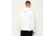 Calvin Klein Cotton Terry Badge Ανδρικό Φούτερ με Κουκούλα Λευκό