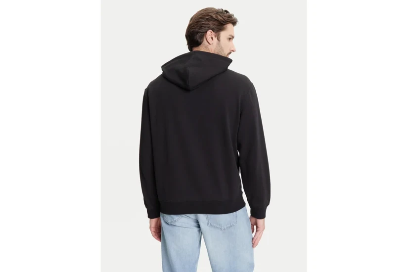 Calvin Klein Monologo Ανδρικό Φούτερ με Κουκούλα Μαύρο