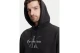Calvin Klein Monologo Ανδρικό Φούτερ με Κουκούλα Μαύρο