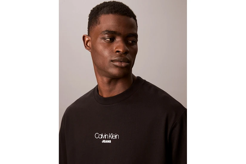 Calvin Klein Logo Graphic Ανδρικό Κοντομάνικο T-Shirt Μαύρο