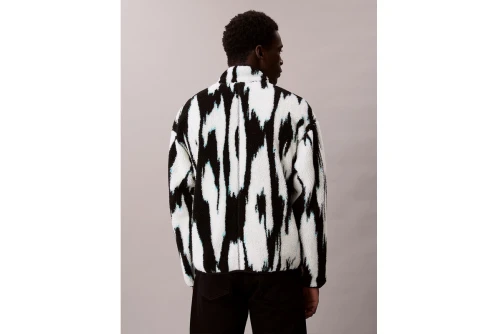 Calvin Klein Printed Relaxed Μπουφάν Sherpa Ανδρικό (LV04RD219G UB1)