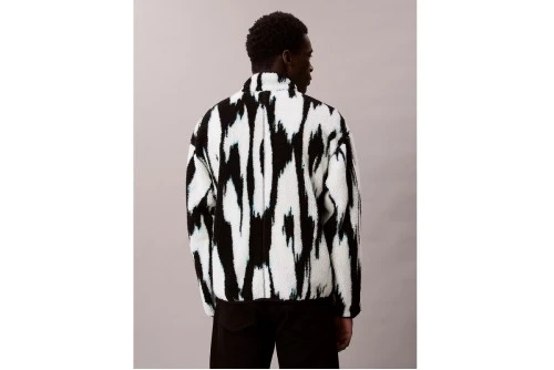 Calvin Klein Printed Relaxed Μπουφάν Sherpa Ανδρικό (LV04RD219G UB1)
