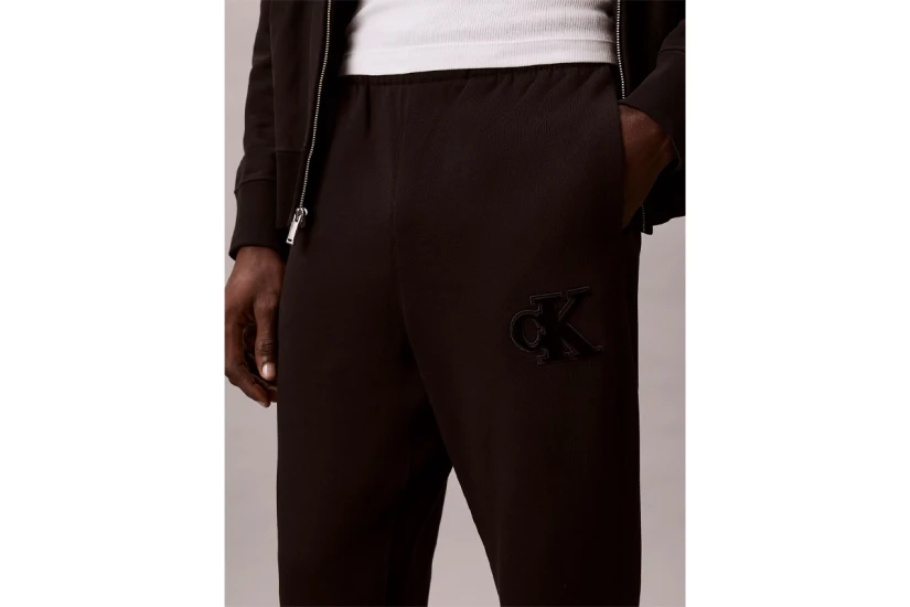 Calvin Klein Ανδρικό Παντελόνι Φόρμας Μαύρο