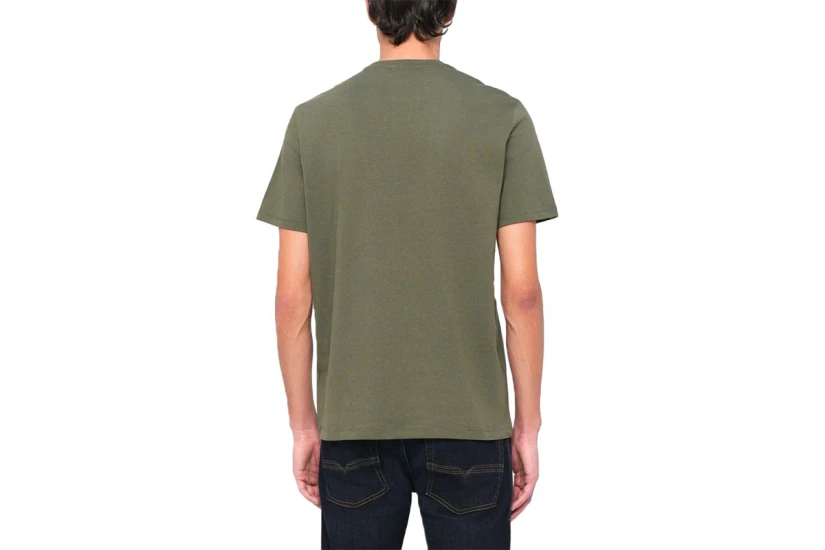 Calvin Klein Monogram Logo Ανδρικό Κοντομάνικο T-Shirt Χακί