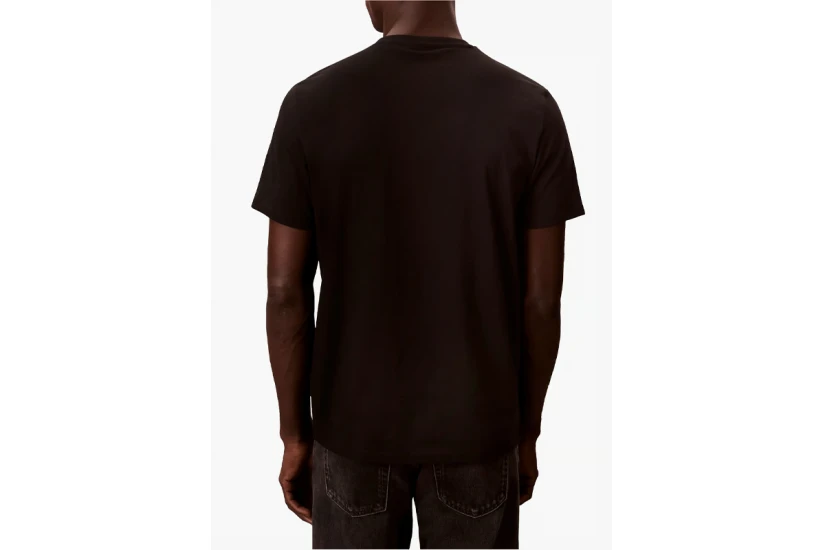 Calvin Klein Monogram Logo Ανδρικό Κοντομάνικο T-Shirt Μαύρο