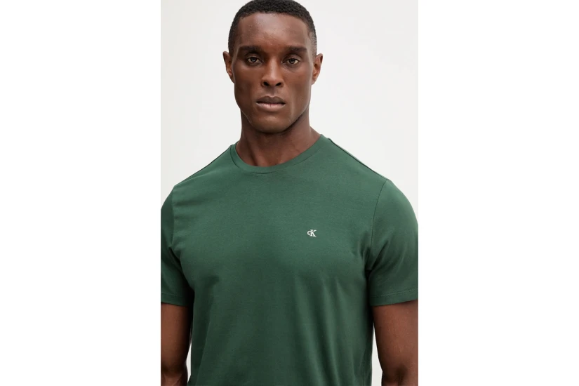 Calvin Klein Classic Monogram Ανδρικό Κοντομάνικο T-Shirt Πράσινο