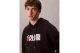 Calvin Klein Logo Graphic Ανδρικό Φούτερ με Κουκούλα Μαύρο