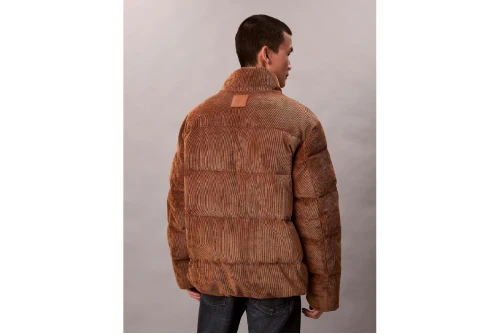 Calvin Klein Corduroy Μπουφάν Puffer Ανδρικό (LV04RD501G 2E3)