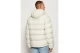 Calvin Klein Monogram Ανδρικό Μπουφάν Puffer με Κουκούλα Εκρού