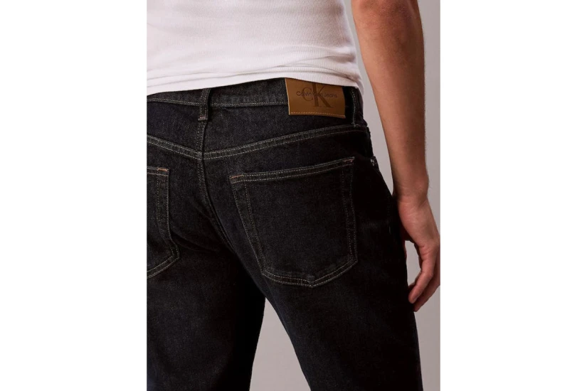 Calvin Klein Slim Tapered Ανδρικό Παντελόνι Τζιν Μπλε Σκούρο