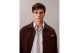 Calvin Klein 90S Ανδρικό Μακρυμάνικο Πουκάμισο Τζιν Καφέ