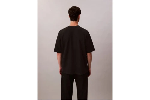 Calvin Klein Rib Cozy Flatback Relaxed Fit T-Shirt Ανδρικό (LV04RE225G UB1)