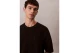 Calvin Klein Rib Cozy Flatback Ανδρικό Κοντομάνικο T-Shirt Μαύρο