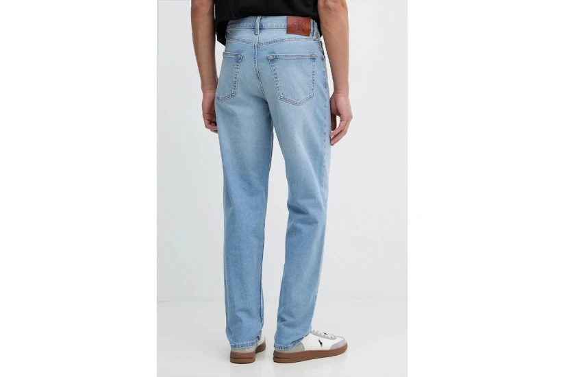Calvin Klein 90S Tapered Fit Ανδρικό Παντελόνι Τζιν Γαλάζιο