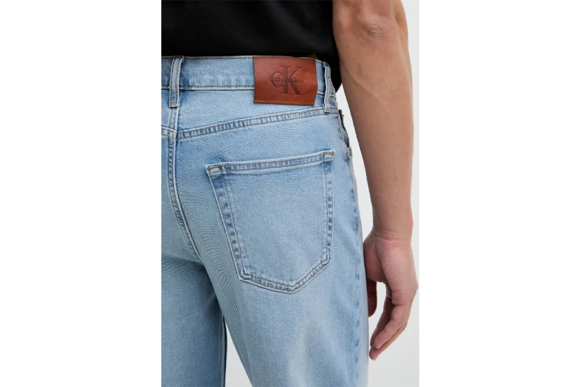Calvin Klein 90S Tapered Fit Ανδρικό Παντελόνι Τζιν Γαλάζιο