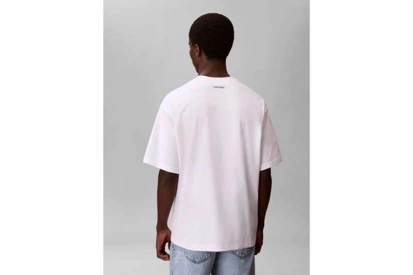 Calvin Klein Graphic Seasonal Ανδρικό Κοντομάνικο T-Shirt Λευκό