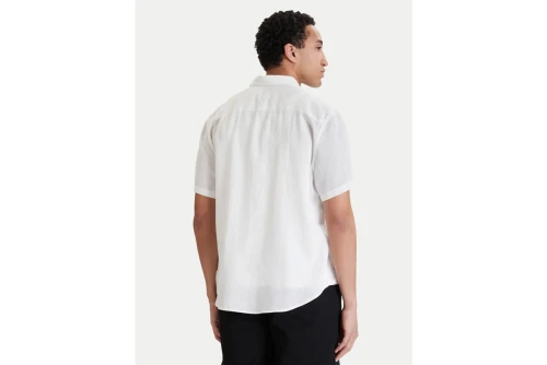 Calvin Klein Linen Classic Πουκάμισο Κοντομάνικο Ανδρικό (LV04RF120G YAA)