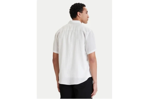 Calvin Klein Linen Classic Πουκάμισο Κοντομάνικο Ανδρικό (LV04RF120G YAA)