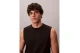 Calvin Klein Cotton Muscle Ανδρική Αμάνικη Μπλούζα Μαύρη
