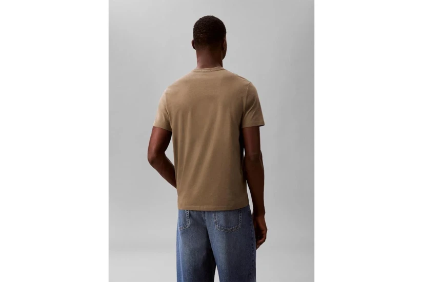 Calvin Klein Ανδρικό Κοντομάνικο T-Shirt Χακί