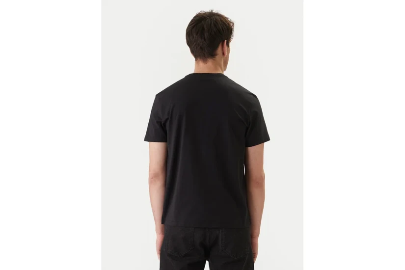 Calvin Klein Jersey Classic Monologo Ανδρικό Κοντομάνικο T-Shirt Μαύρο
