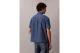 Calvin Klein Boxy Denim Ανδρικό Κοντομάνικο Πουκάμισο Μπλε