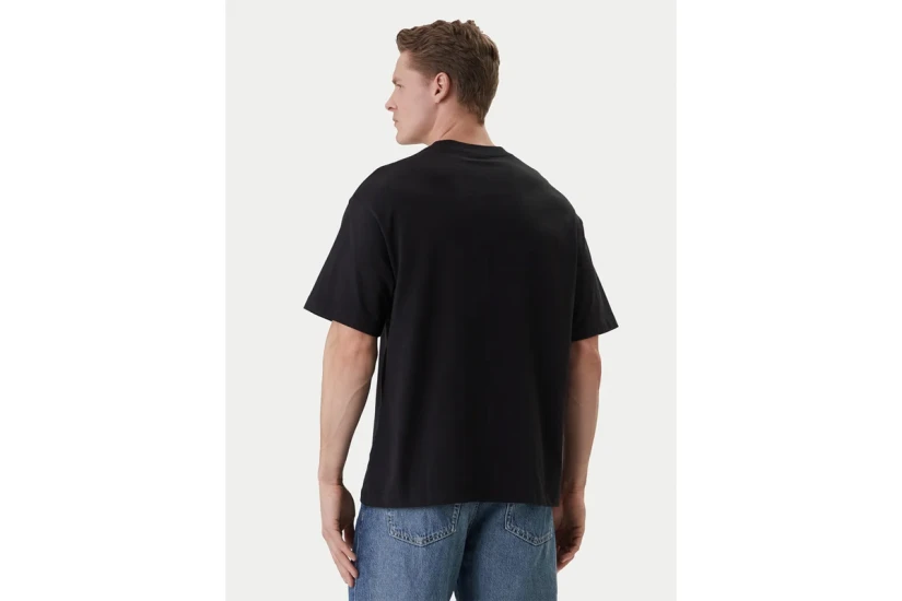 Calvin Klein Relaxed Logo Applique Ανδρικό Κοντομάνικο T-Shirt Μαύρο