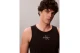 Calvin Klein Monogram Logo Ανδρική Αμάνικη Μπλούζα Μαύρη