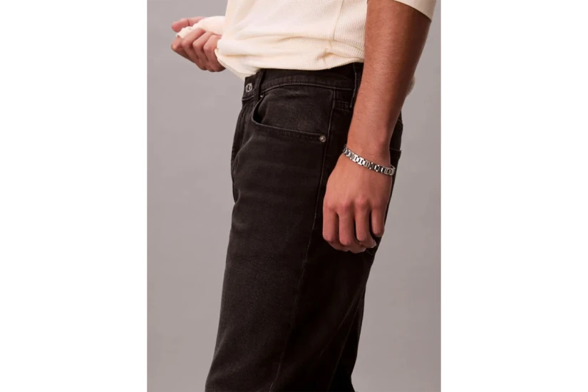 Calvin Klein Classic Tapered Ανδρικό Παντελόνι Τζιν Μαύρο