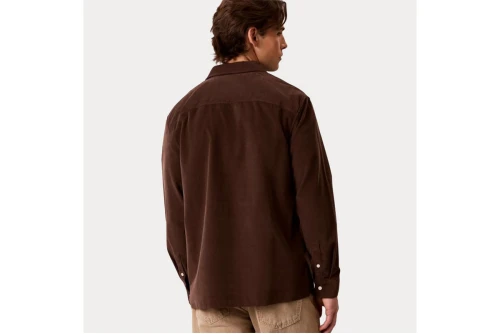 Calvin Klein Cotton Corduroy Πουκάμισο Μακρυμάνικο Ανδρικό (LV04RH114G WFM)