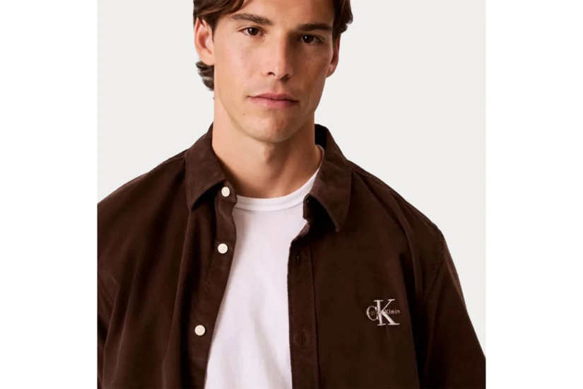 Calvin Klein Ls Corduroy Easy Shirt (LV04RH114G WFM)