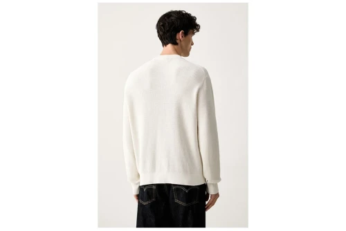 Calvin Klein Classic Cotton Waffle Knit Πουλόβερ Ανδρικό (LV04RH326G YAS)