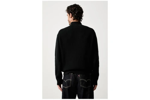 Calvin Klein Cotton Waffle Πουλόβερ Με Φερμουάρ Ανδρικό (LV04RH327G UB1)