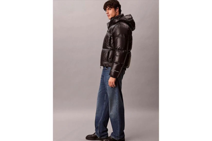 Calvin Klein Shiny Nylon Down Μπουφάν Puffer Ανδρικό (LV04RH505G UB1)