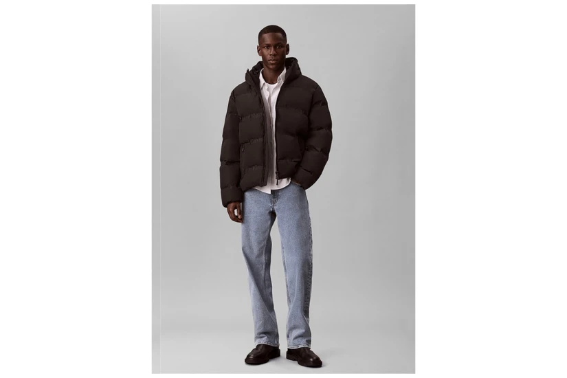 Calvin Klein Relaxed Logo Heat Seal Down Μπουφάν Puffer Ανδρικό (LV04RH523G UB1)