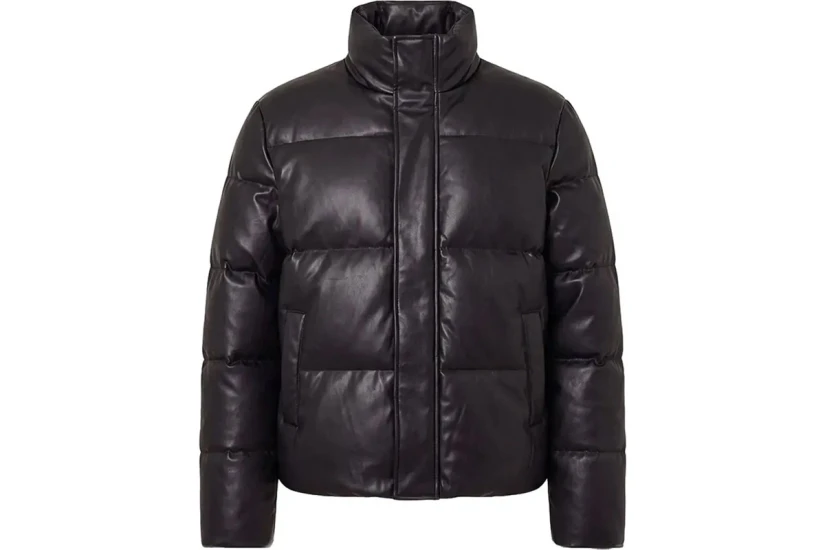 Calvin Klein Μπουφάν Puffer Δερματίνη Ανδρικό (LV04RH530G UB1)