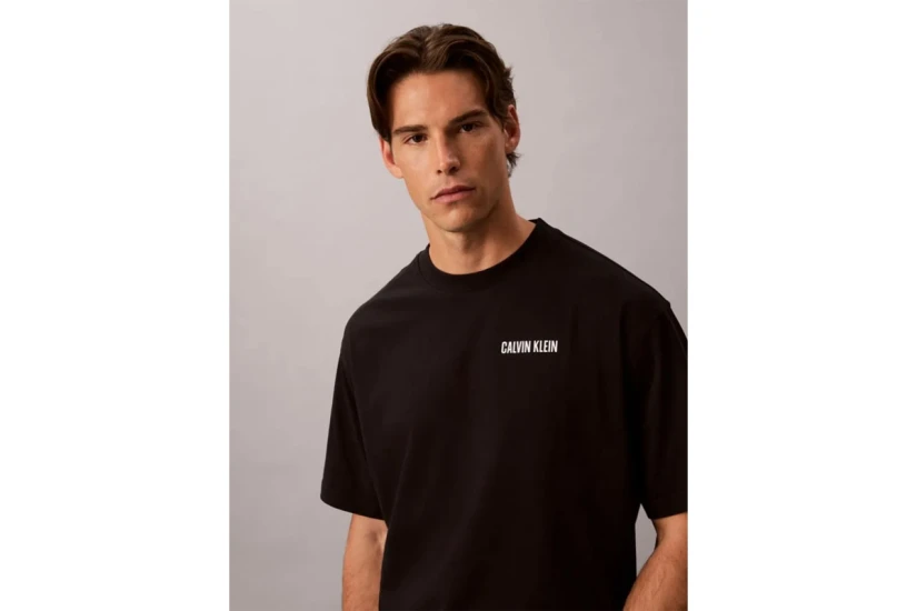Calvin Klein Relaxed Calvins Or Nothing Graphic Ανδρικό Κοντομάνικο T-Shirt Μαύρο