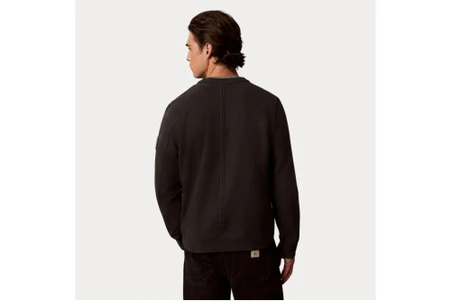 Calvin Klein Monologo Badge Terry Μπλούζα Με Λαιμόκοψη Ανδρική (LV04RJ200G 8MN)