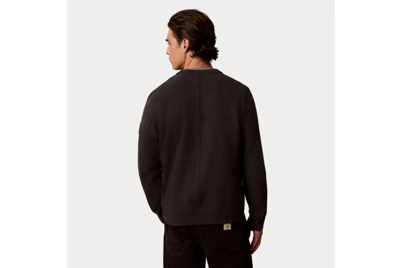 Calvin Klein Ls Eu 350 Terry Badge Cn Sweatshirt (LV04RJ200G 8MN)