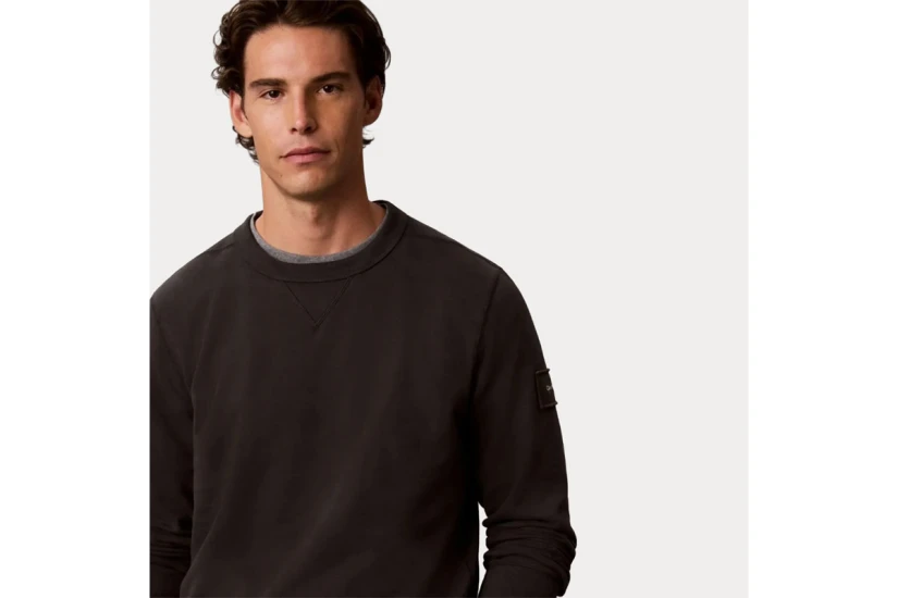 Calvin Klein Ls Eu 350 Terry Badge Cn Sweatshirt (LV04RJ200G 8MN)
