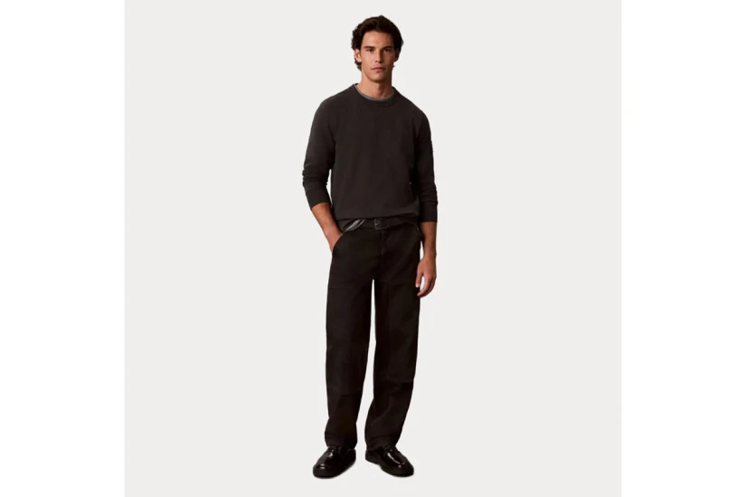 Calvin Klein Ls Eu 350 Terry Badge Cn Sweatshirt (LV04RJ200G 8MN)