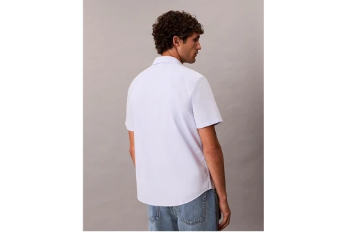Calvin Klein Oxford Cotton Πουκάμισο Κοντομάνικο Ανδρικό (LV140EM124 UB1)