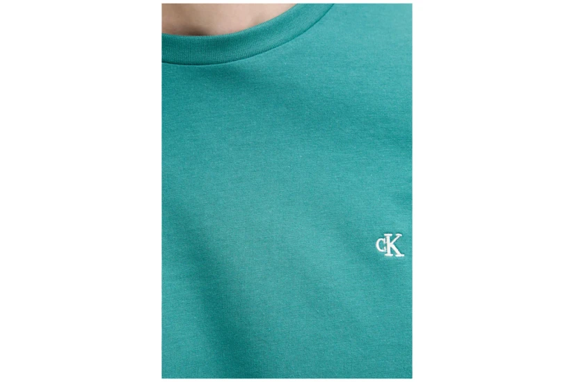 Calvin Klein Classic Monogram Ανδρικό Κοντομάνικο T-Shirt Τυρκουάζ