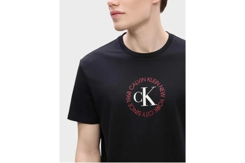 Calvin Klein Word Circle Graphic T-Shirt Ανδρικό (LV14RE816G UB1)